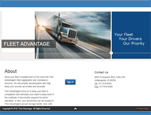 Tablet Screenshot of fleet.fadv.com